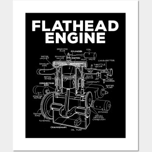 Flathead Engine Posters and Art